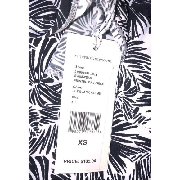Vineyard Vines One Shoulder Swimsuit - Picture 3 of 3